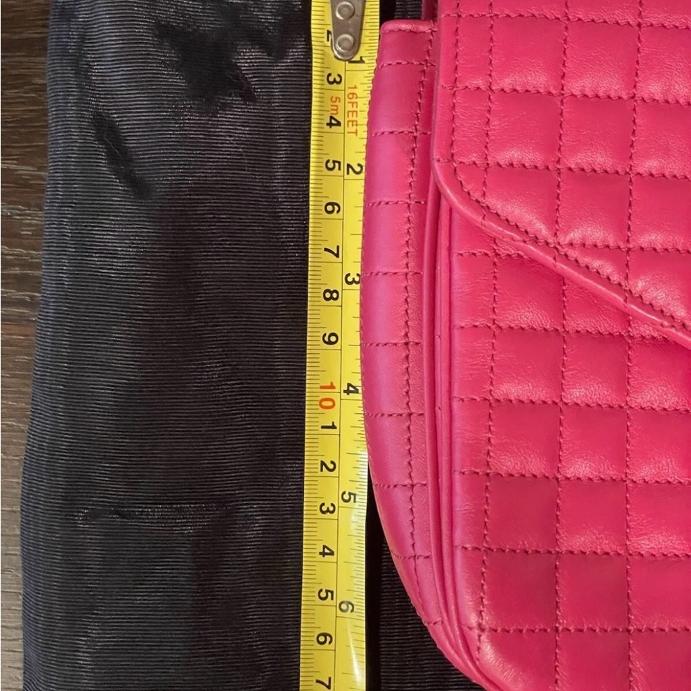 Celine C Calfskin Quilted Medium Bag In Pink. Gently Used. - Picture 13 of 15